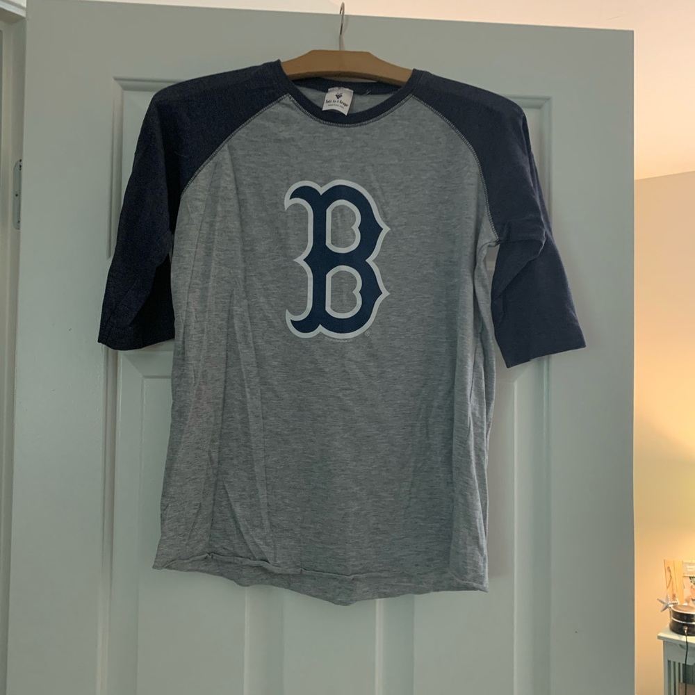 3/4 sleeve Red Sox shirt